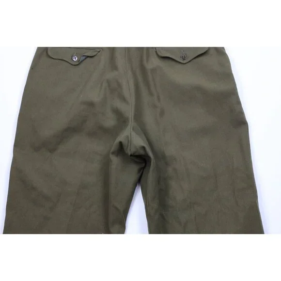 Vtg 50s Korean War Mens Medium Distressed Wool M1951 Field Trousers Pants USA